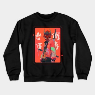 Oni Mask Japan Crewneck Sweatshirt